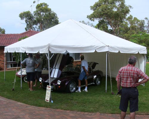 Marquee 6m wide at auction