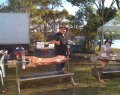 Wedding setup at Clarkes Point (Hunters Hill)