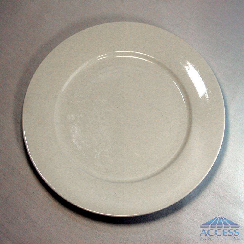 White Tomkin Elite Dinner plate