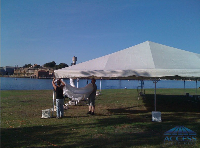Wedding setup at Clarkes Point (Hunters Hill) Wedding setup at Clarkes Point (Hunters Hill)
