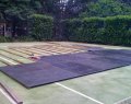 Private party on the tennis court