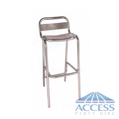 Polished Aluminium Bar Stool Polished Aluminium Bar Stool