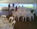 Wedding setup at Clarkes Point (Hunters Hill)