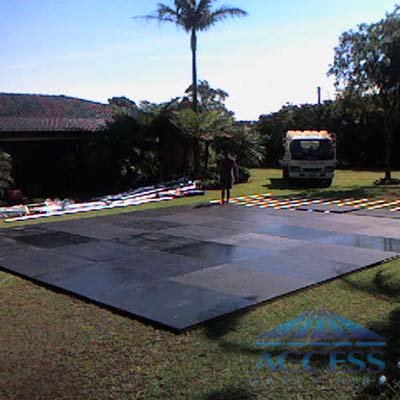 Dance flooring over your Grass Area Dance flooring over your Grass Area