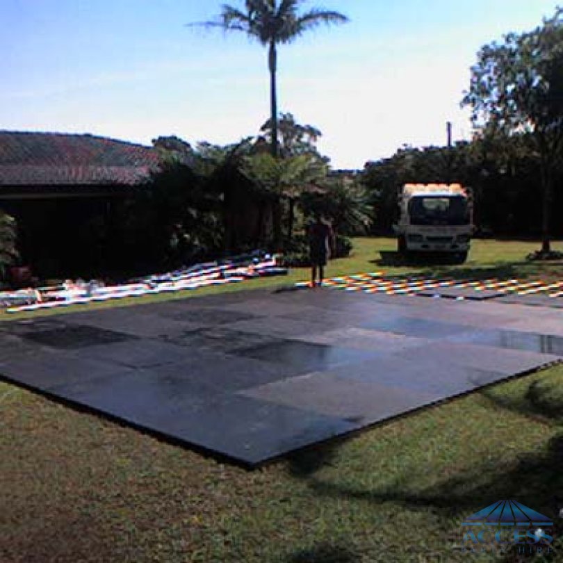 Dance flooring over your Grass Area